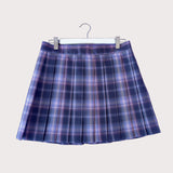 Dark Kawaii Tartan Pleated Skirt –Schoolgirl Cosplay Style