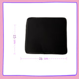 Black Lace-Up Ita Bag – Clear Window Display Tote for Pins & Charms