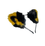 Black and yellow ears - Cosplay accessories - extra floof Bumblebee