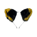 Black and yellow ears - Cosplay accessories - extra floof Bumblebee