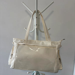 Cream Ita-Bag – Classic Pastel Display Tote for Pins & Collectables | Australia