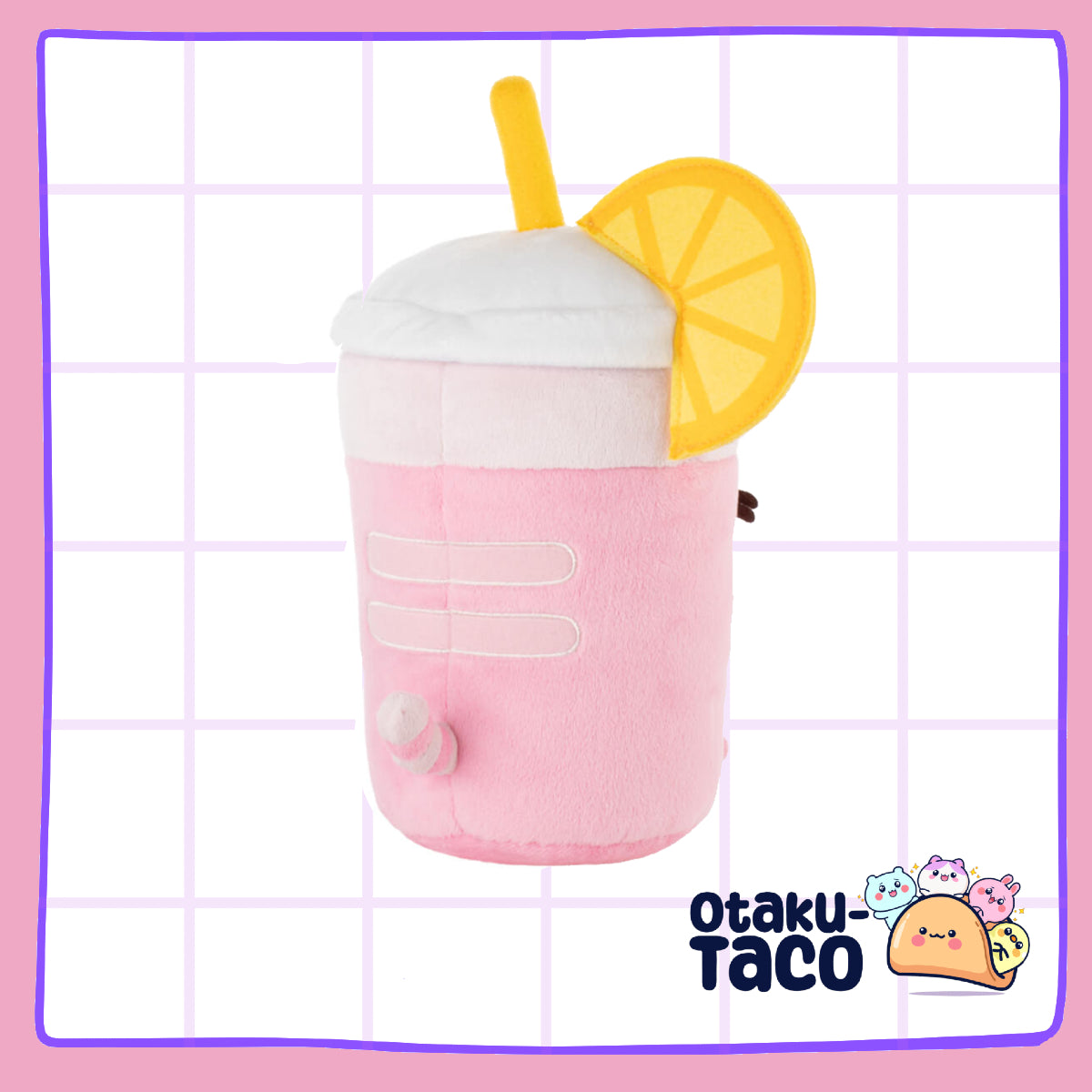 PUSHEEN SIPS PINK LEMONADE PLUSH