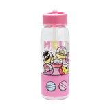 Hello Kitty and Friends water bottle front view with pastel design