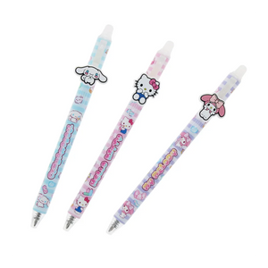Sanrrio Three character pens on a white background
