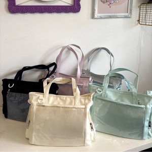 Light Blue Ita-Bag – Pastel Display Tote for Anime Pins & Charms | Aussie Exclusive