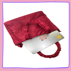 Red Ruffle Ita Bag – Display Pins, Keyrings & Plushies