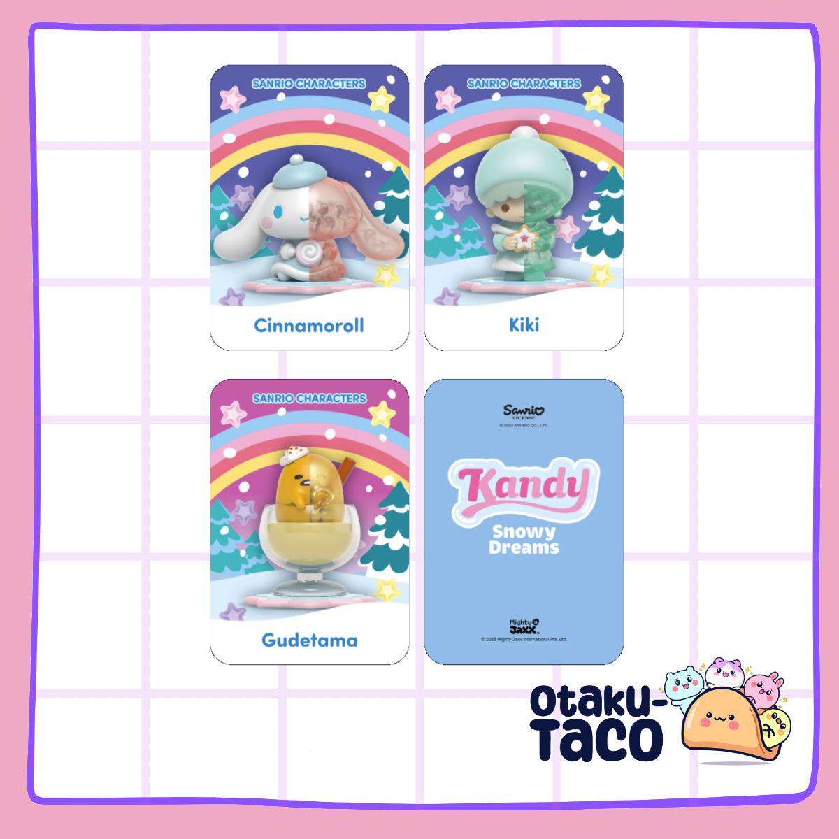 Sanrio vinyl blind box - Kandy Snowy dreams collection