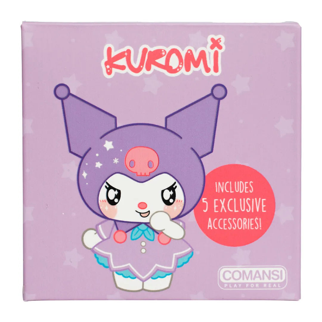 Kuromi mini figure with 5 exclusive accessories and gift bag