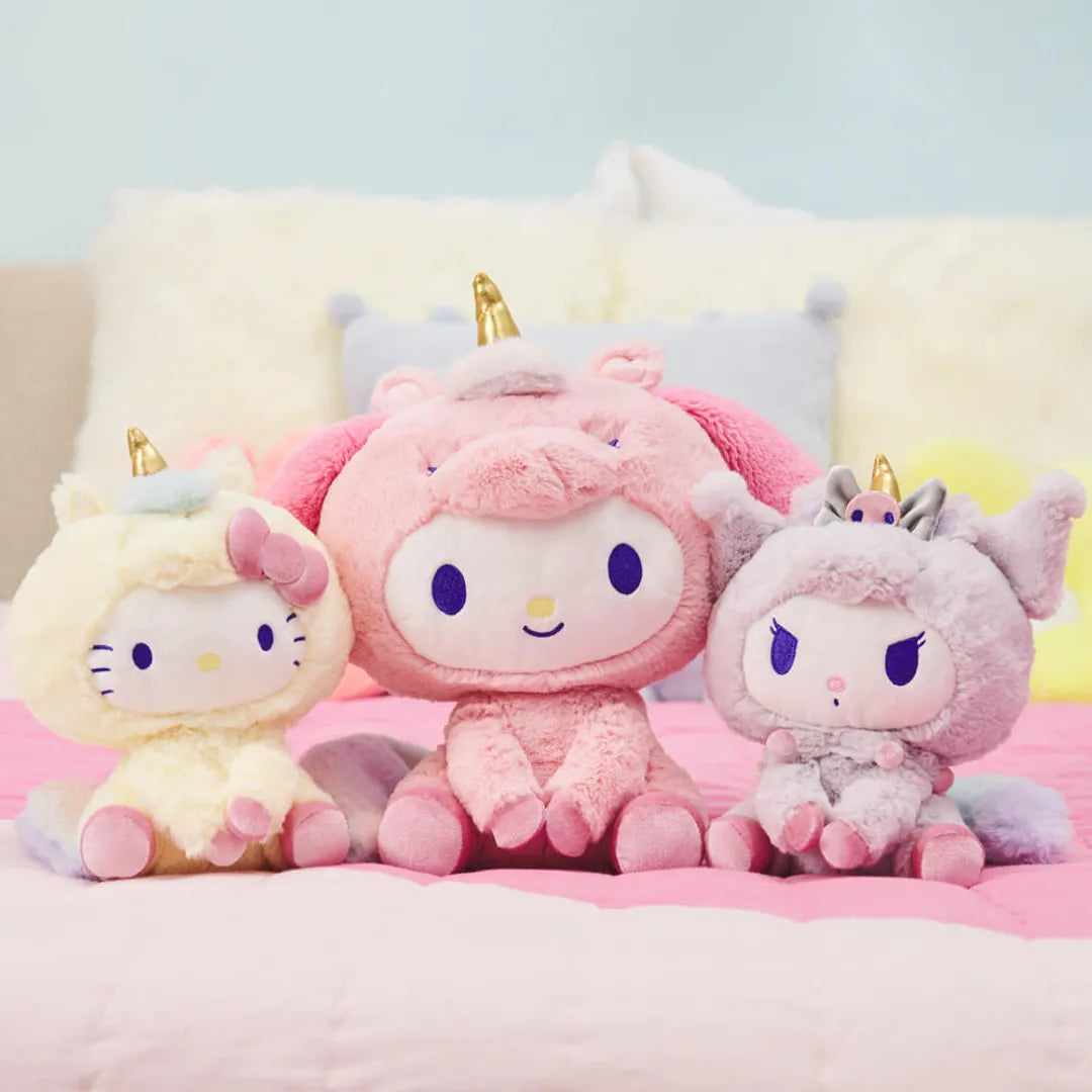 Kuromi Unicorn Plush 15 cm – Super Soft Kawaii Sanrio Toy | Official Sanrio Product