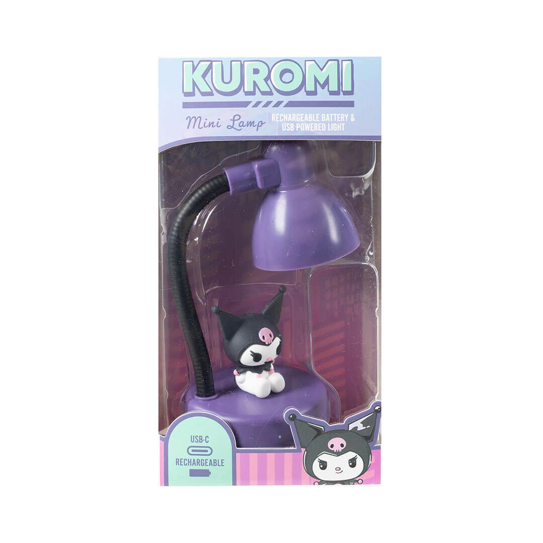 Kuromi USB-C rechargeable lamp for kids and collector