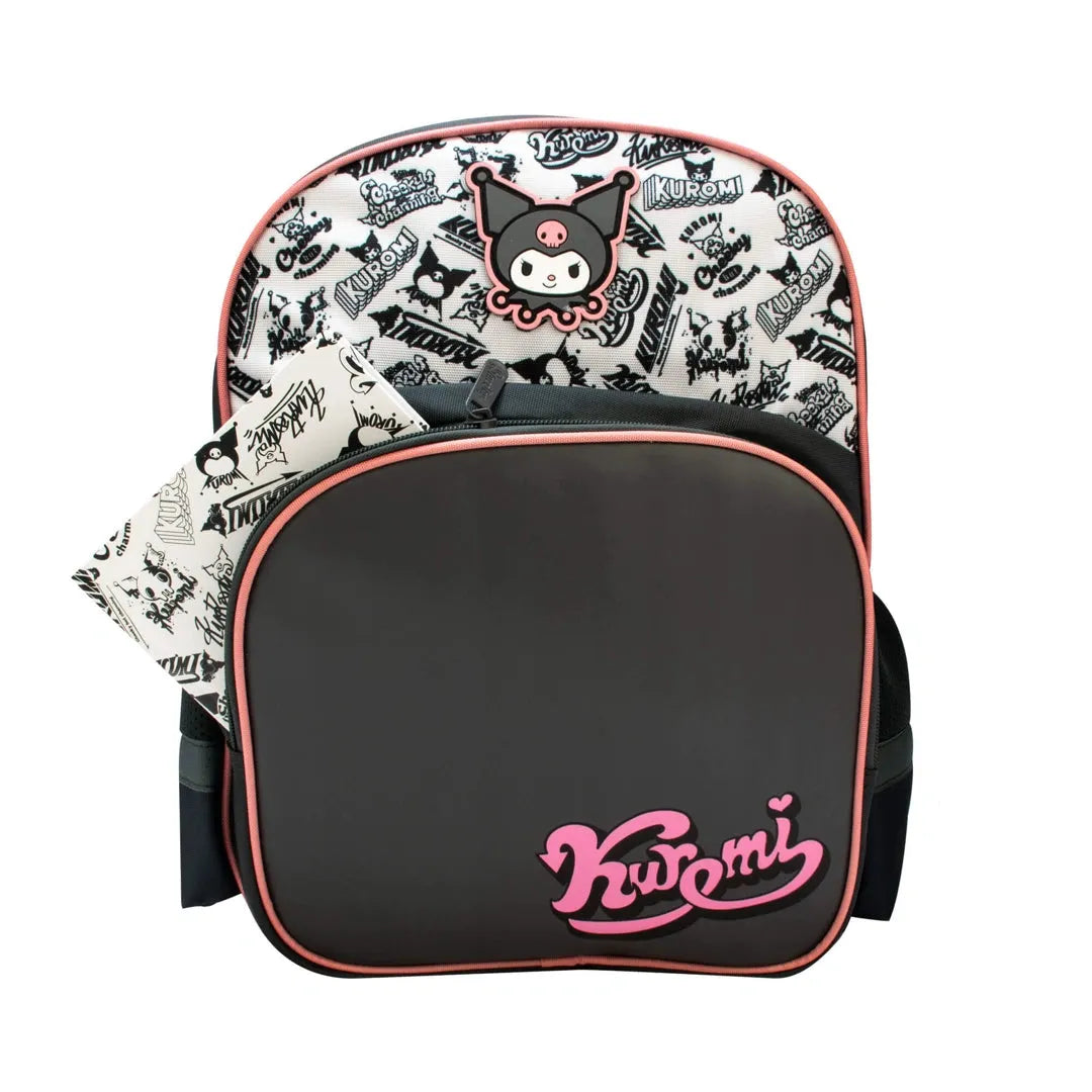 kuromi-school-backpack-front-view-sanrio 