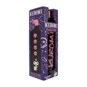 Kuromi-themed drinks bottle packaging Sanrio licensed