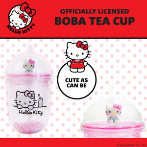 Hello Kitty boba tea cup 
