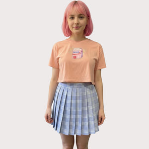 Light Blue Pleated Skirt – Kawaii Schoolgirl