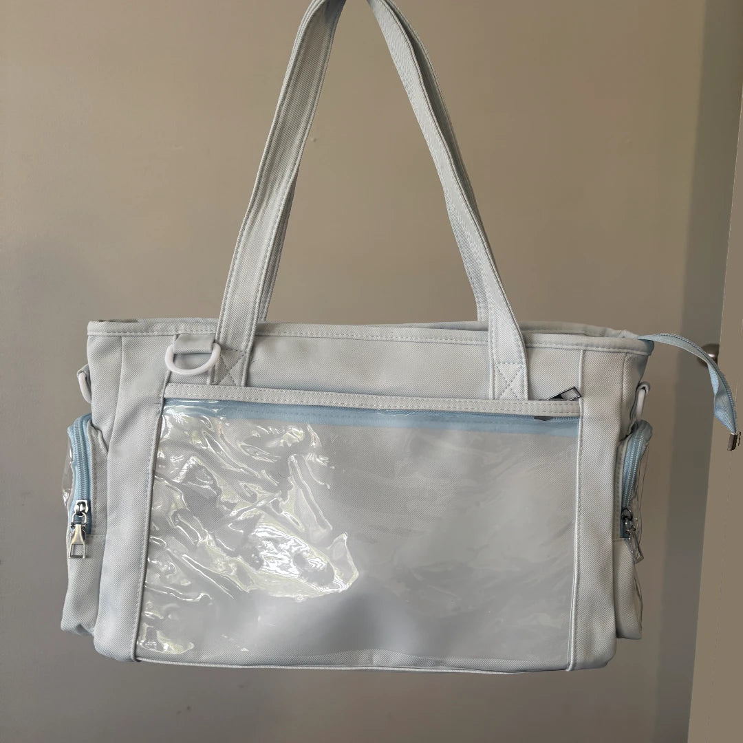 Light Blue Ita-Bag – Pastel Display Tote for Anime Pins & Charms | Aussie Exclusive