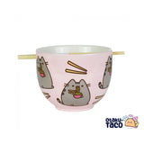 PUSHEEN THE CAT PINK RAMEN BOWL