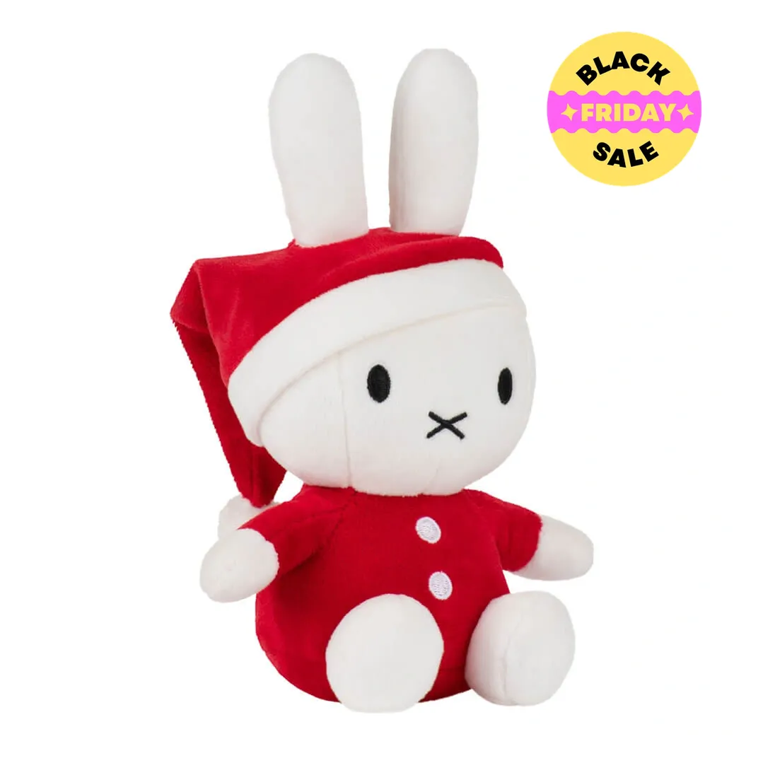 Miffy Christmas Plush – Santa Outfit 21 cm (Festive Soft Toy)