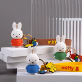 Miffy Classic Keyring with Silicone Strap & Charms – Official Miffy Merchandise