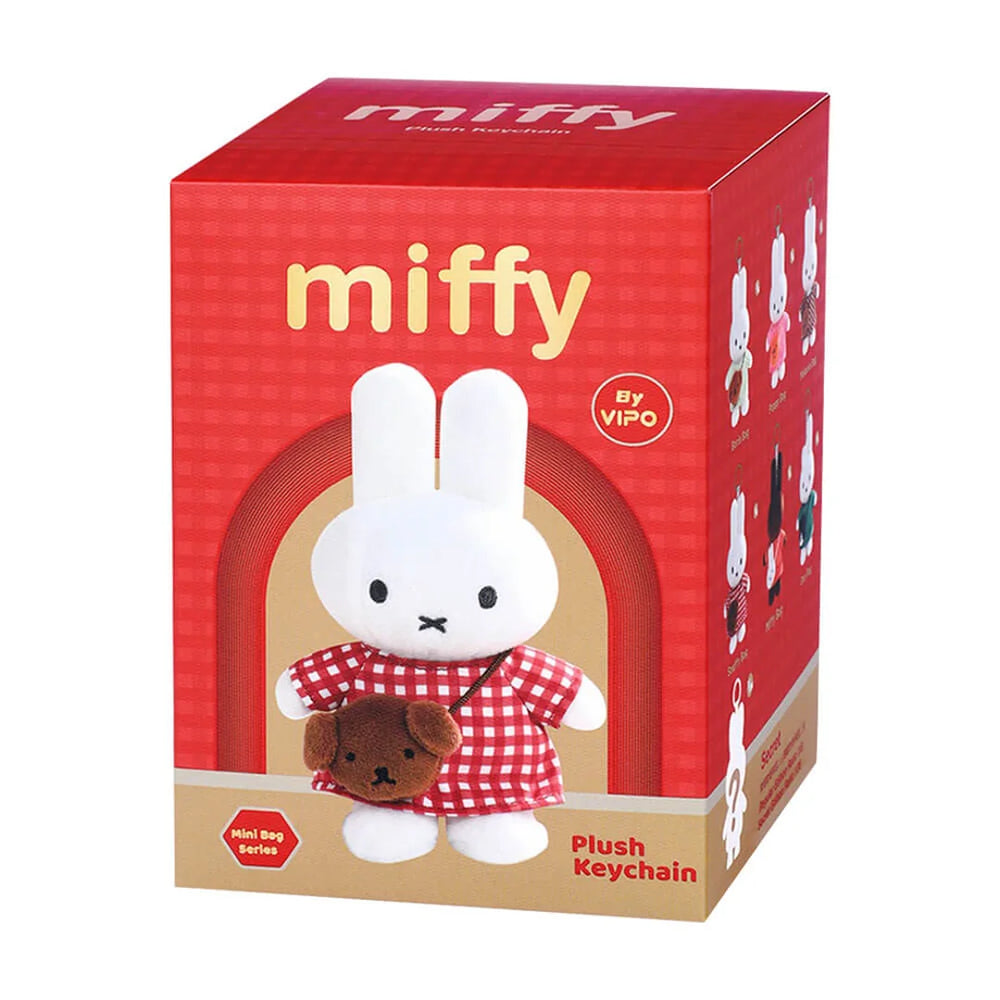 Miffy Mini Plush Keyring Blind Box – Mini Bag Series (7 Designs + Secret)