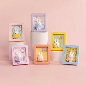 6 Miffy photo frames, blind box variety display Miffy official Merch 