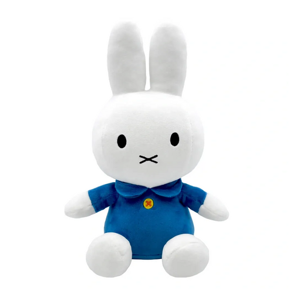 Miffy Plush – Blue Dress 30 cm (Official Soft Toy)