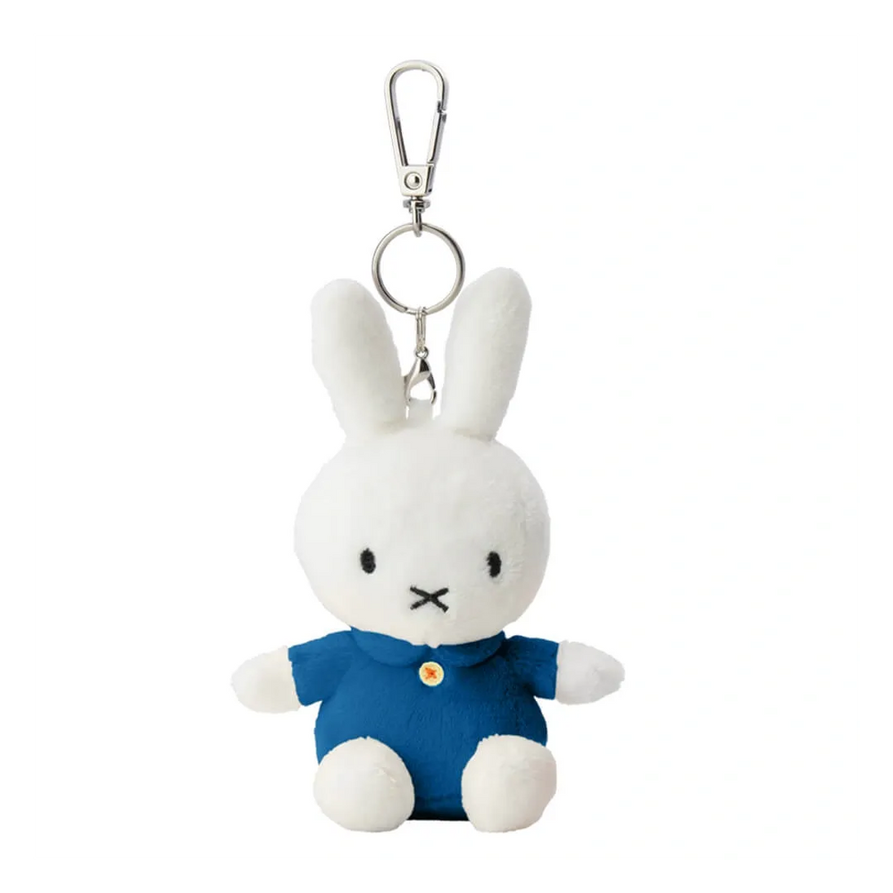 Miffy Plush Keyring – Blue Dress Outfit (8 cm)