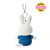 Miffy Plush Keyring – 12 cm Dress Bag Charm (Blue, Red, Yellow)