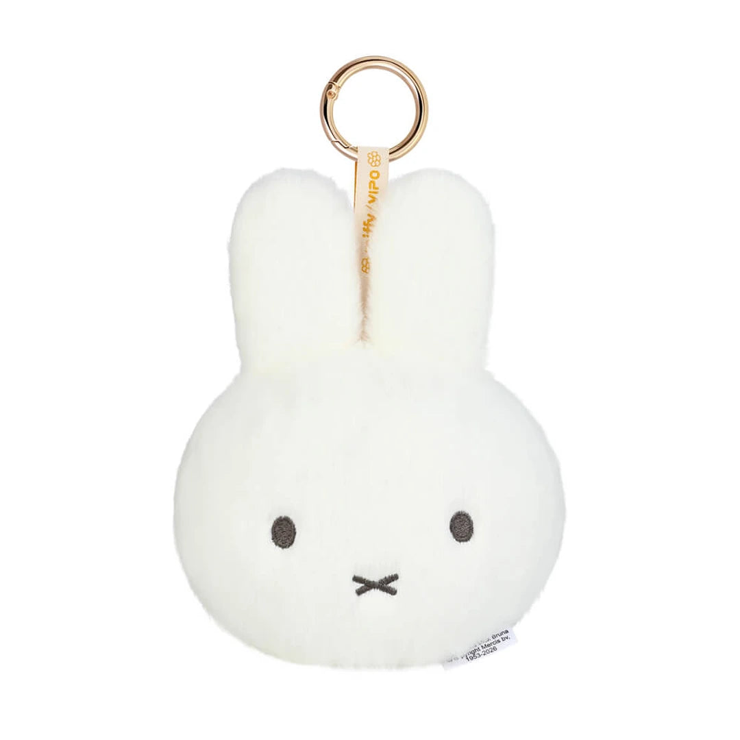 Miffy White Plush Purse Keychain | Mini Coin Pouch