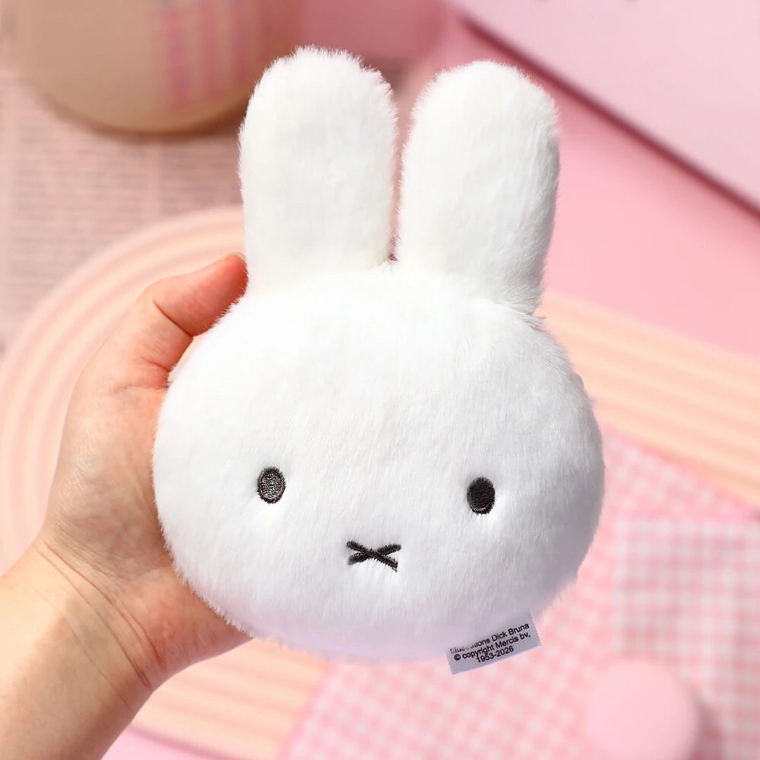 Miffy White Plush Purse Keychain | Mini Coin Pouch