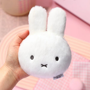 Miffy White Plush Purse Keychain | Mini Coin Pouch