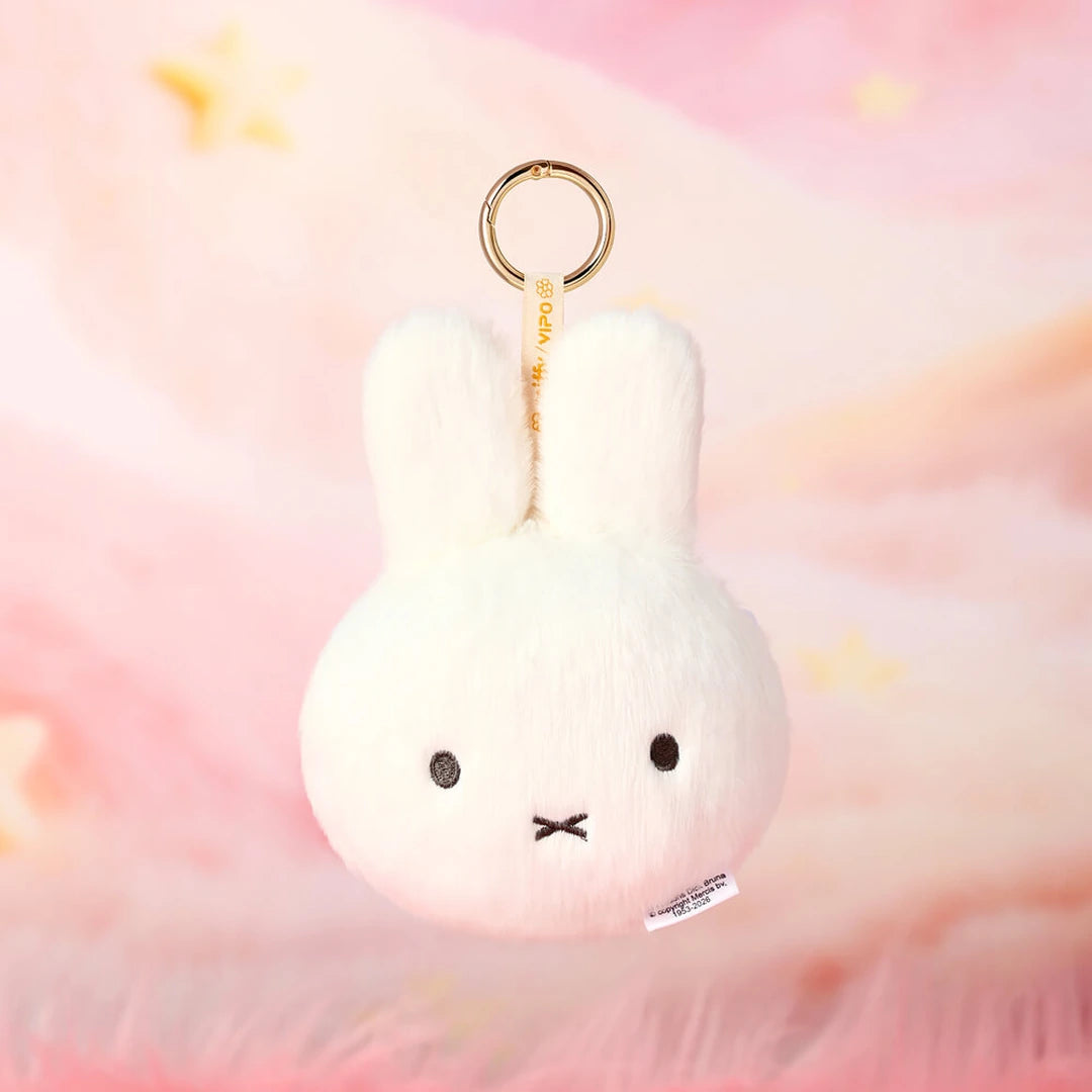 Miffy White Plush Purse Keychain | Mini Coin Pouch