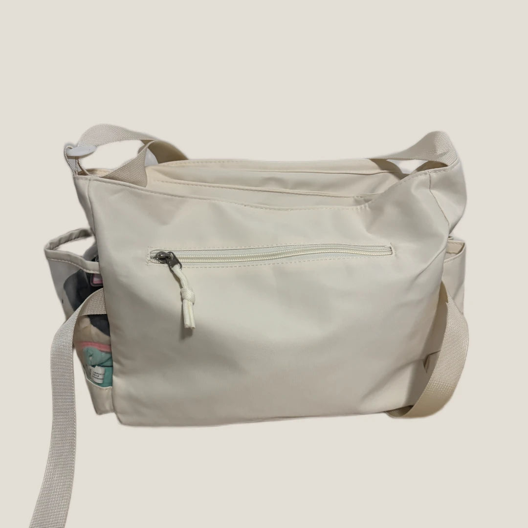 Black Crossbody Ita Bag with Clear Front Window & Side Pocket