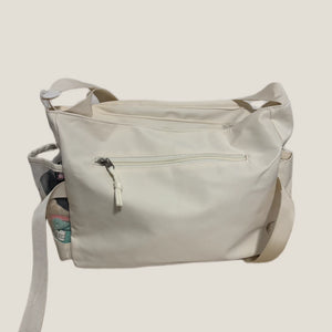 Black Crossbody Ita Bag with Clear Front Window & Side Pocket