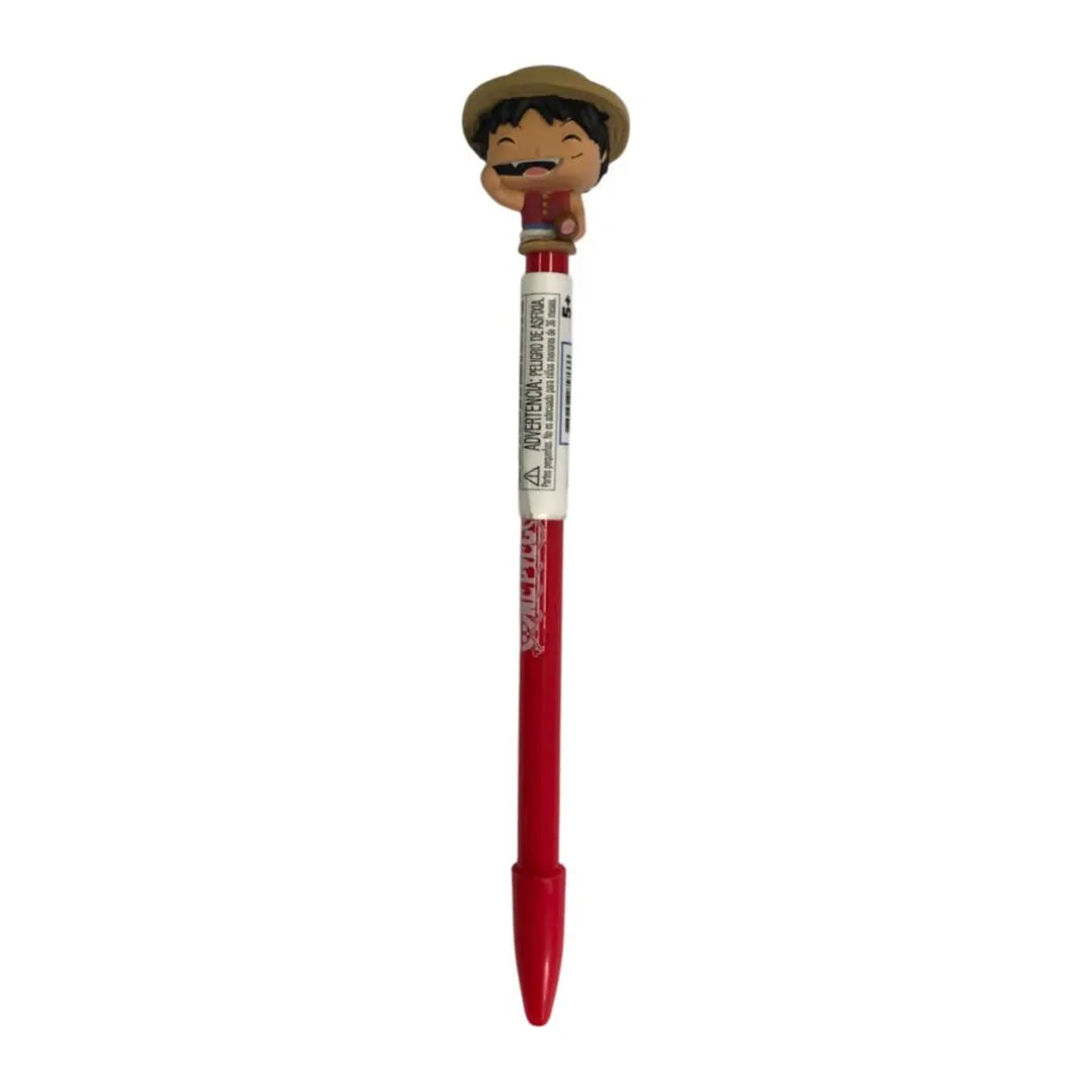 One Piece Funko Pop Luffy pen topper red pen