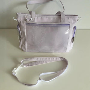 Multi-Colour Ita Bag with Clear Display Pockets