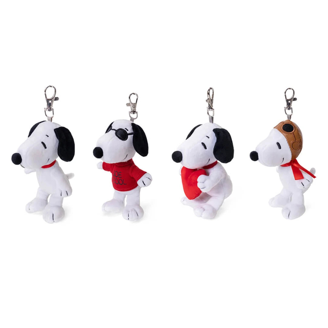 Peanuts Snoopy Plush Keyring, 4 Assorted Styles Australia
