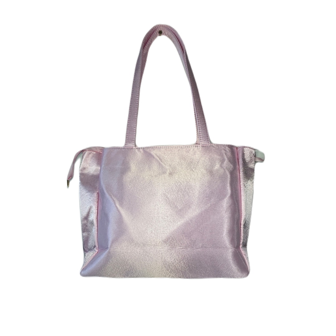 Pink Ita Bag with Clear Display Pocket – Kawaii Shoulder Tote for Plushies, Pins & Keychains