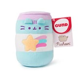 Pusheen Gamer Girl Pop & Sip plush front view with GUND tag