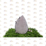 Side angle of Pusheen Squisheen plush showing whisker