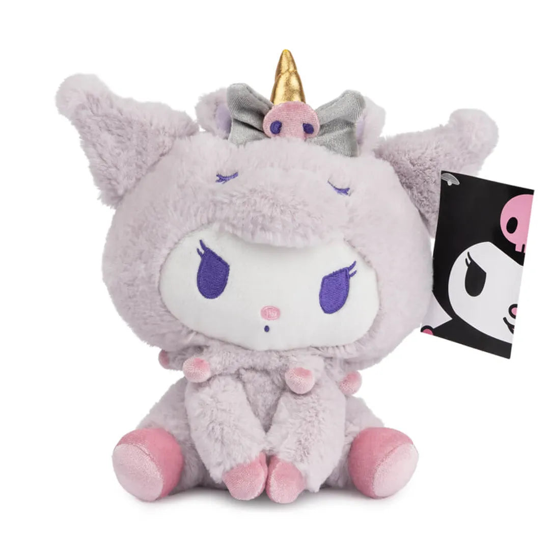 Kuromi Unicorn Plush 15 cm – Super Soft Kawaii Sanrio Toy | Official Sanrio Product