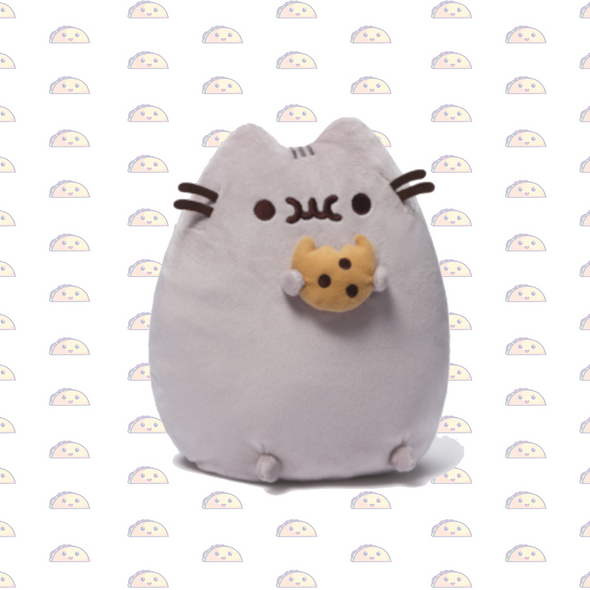 Pusheen with biscuit - Pusheen with cookie plush