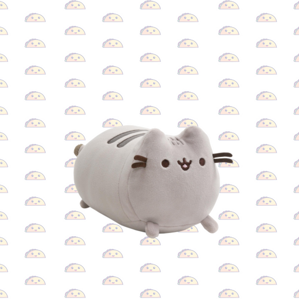 Pusheen Log - Plushy Toys For Sale - Squisheen | Otaku-taco online Accessories on stock FOR SALE available __ Plushy design Gray color Embroidered finish 15 cm of cuteness