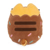 Plush toy chocolate dipped cookie