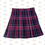 Purple n Navy Pleated skirt - Japanese/ Korean school girl - Cosplay skirt