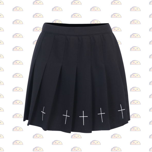 black Seifuku Skirt, kawaii clothes, cute clothes,  alt fashion,  kawaii fashion, japanese uniform, aaesthetic clothes, goth clothes, goth skirts, 