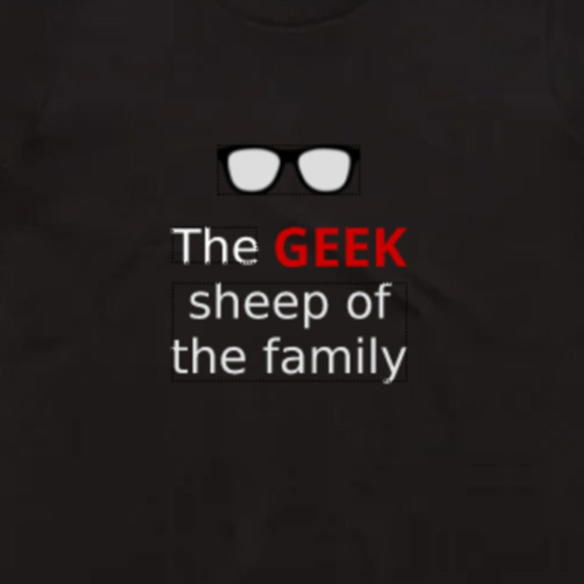 Geek Sheep of the family - T-shirt