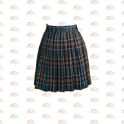 Green Tartan -Pleated skirt - Japanese/ Korean school girl - Cosplay skirt