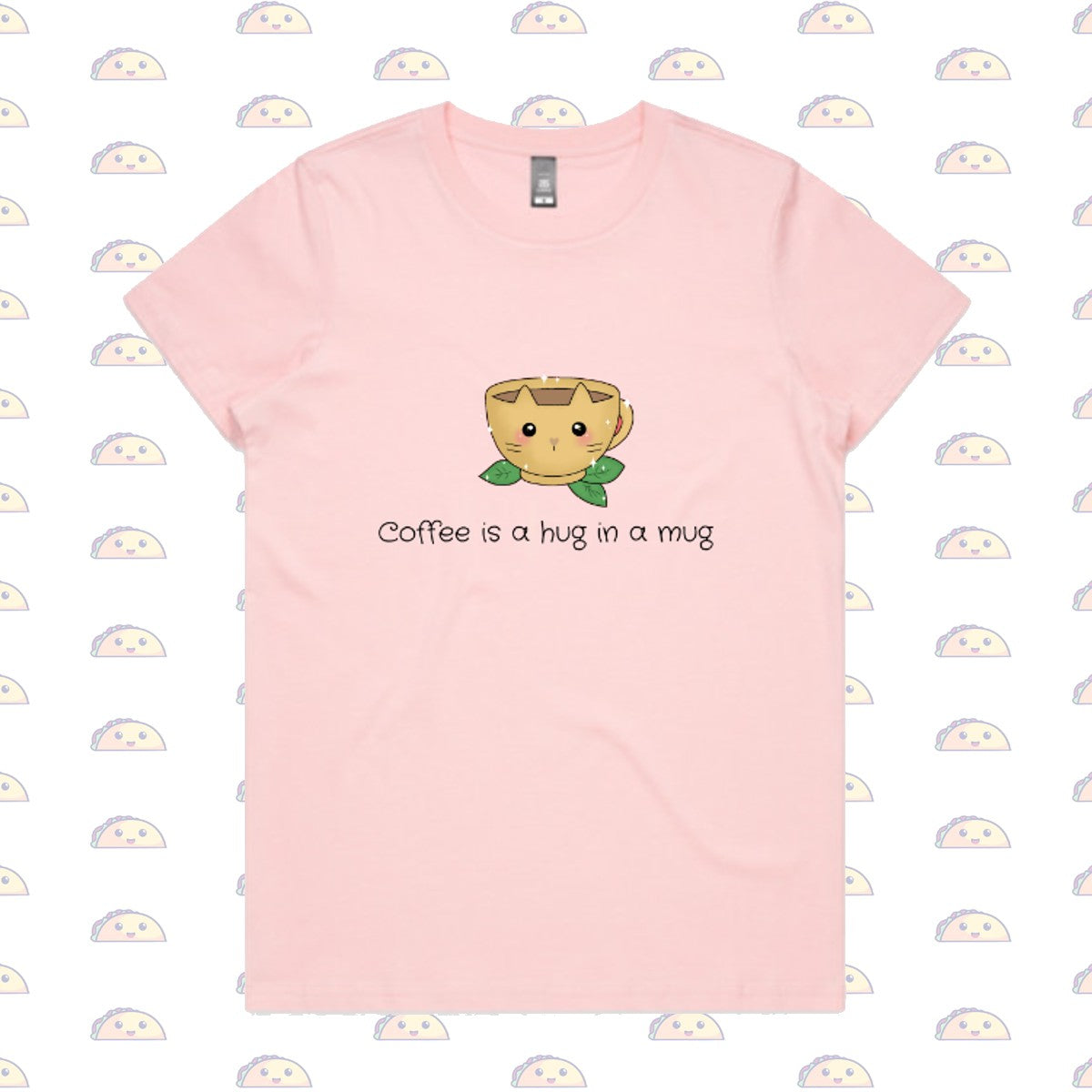 Coffee is a Hug in a Mug - Cat T-shirt